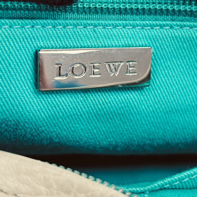 米色 綠色 羊革 Amazona 28 手提包【LOEWE 羅威】-6