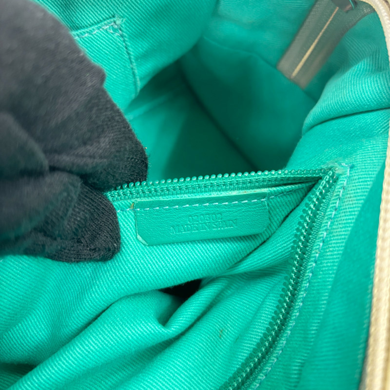 米色 綠色 羊革 Amazona 28 手提包【LOEWE 羅威】-7