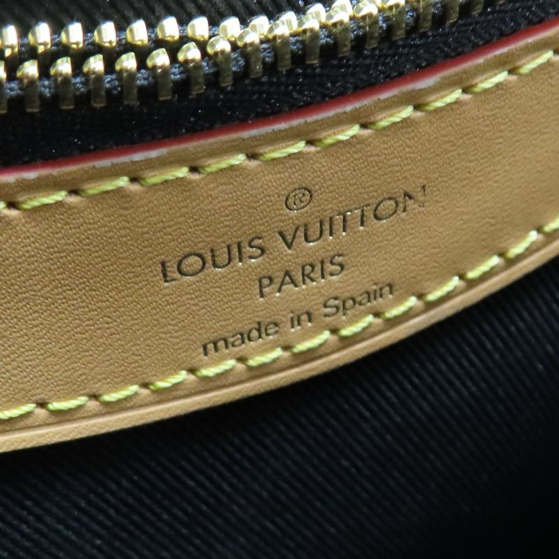 棕色 原花帆布 Diane 肩背包【LOUIS VUITTON LV 路易威登】 M45985-7