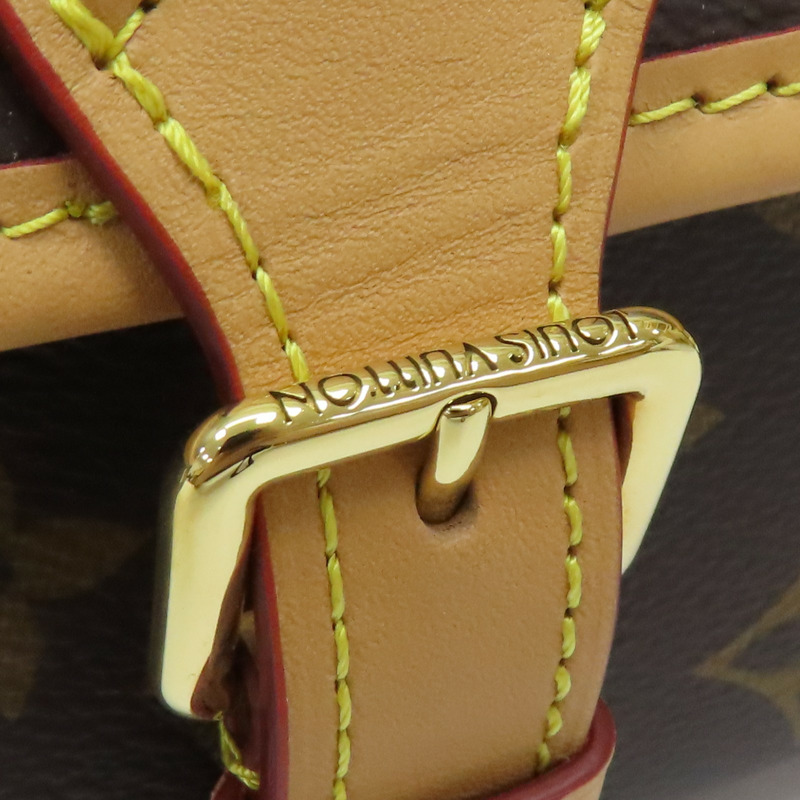 棕色 原花帆布 Diane 肩背包【LOUIS VUITTON LV 路易威登】 M45985-10