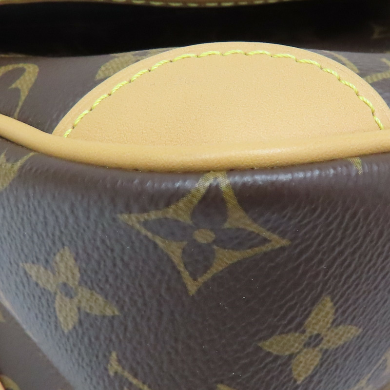 棕色 原花帆布 Diane 肩背包【LOUIS VUITTON LV 路易威登】 M45985-16