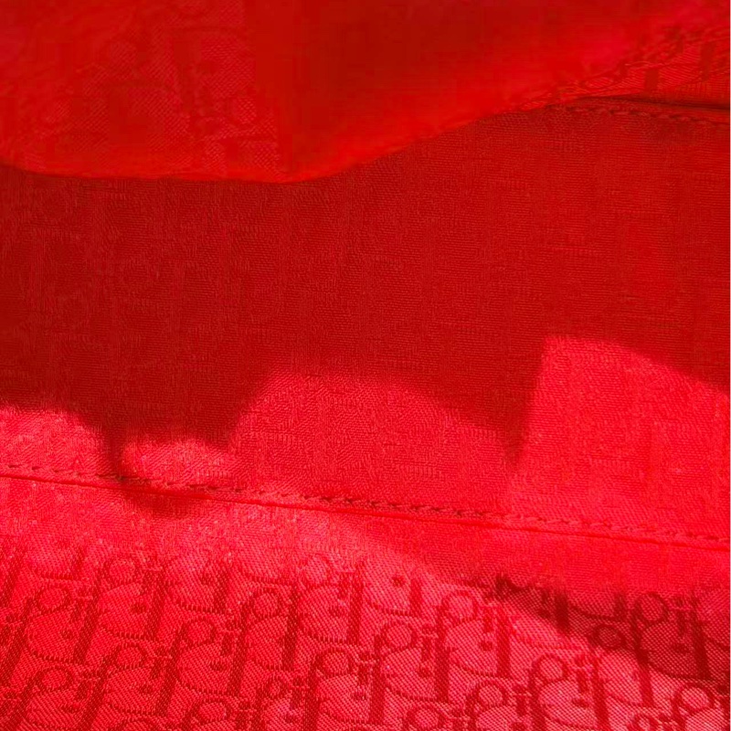 Dior紅色漆皮七格黛妃包～ 98新-1