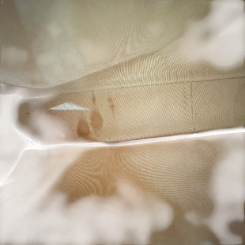 【美收精品】CHANEL 米黃色牛皮荔枝紋肩背包 4-505-13