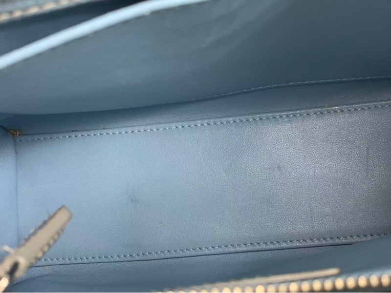 Christian Dior 銀色 Lady Dior My ABC 銀色小號手提包-9