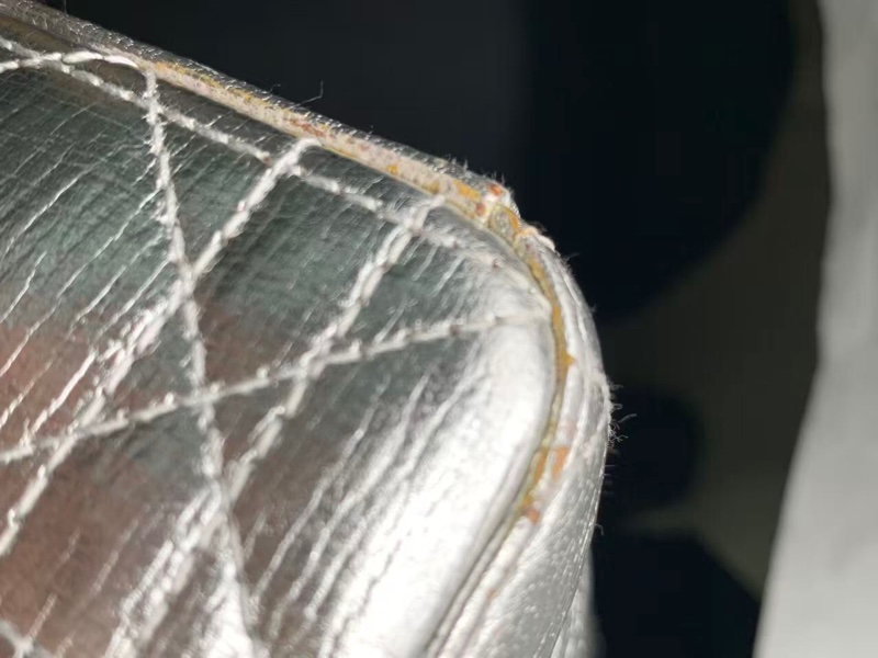 Christian Dior 銀色 Lady Dior My ABC 銀色小號手提包-10