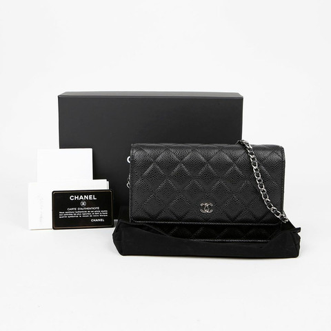 CHANEL AP0250 魚子醬紋經典 WOC 肩斜背包