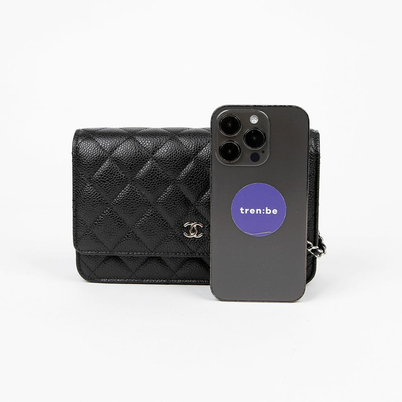 CHANEL AP0250 魚子醬紋經典 WOC 肩斜背包-6