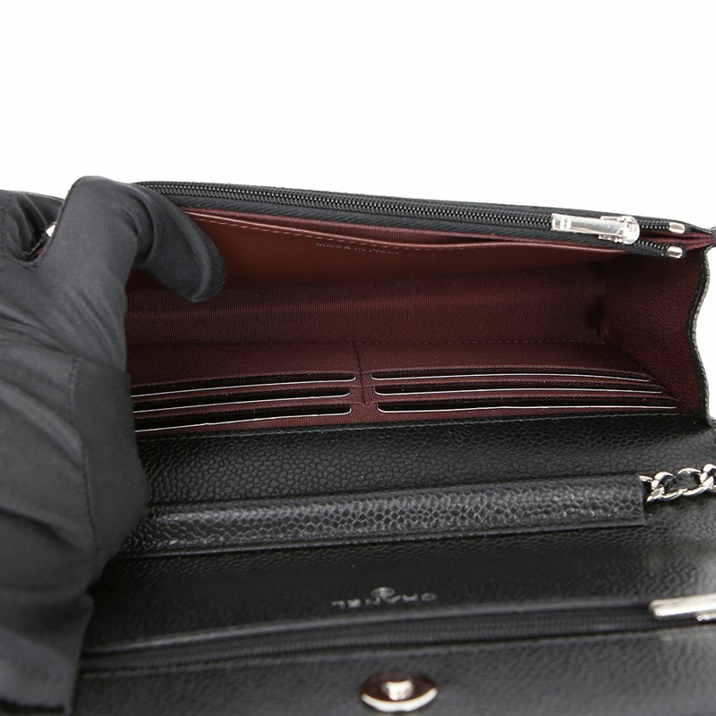 CHANEL AP0250 魚子醬紋經典 WOC 肩斜背包-8