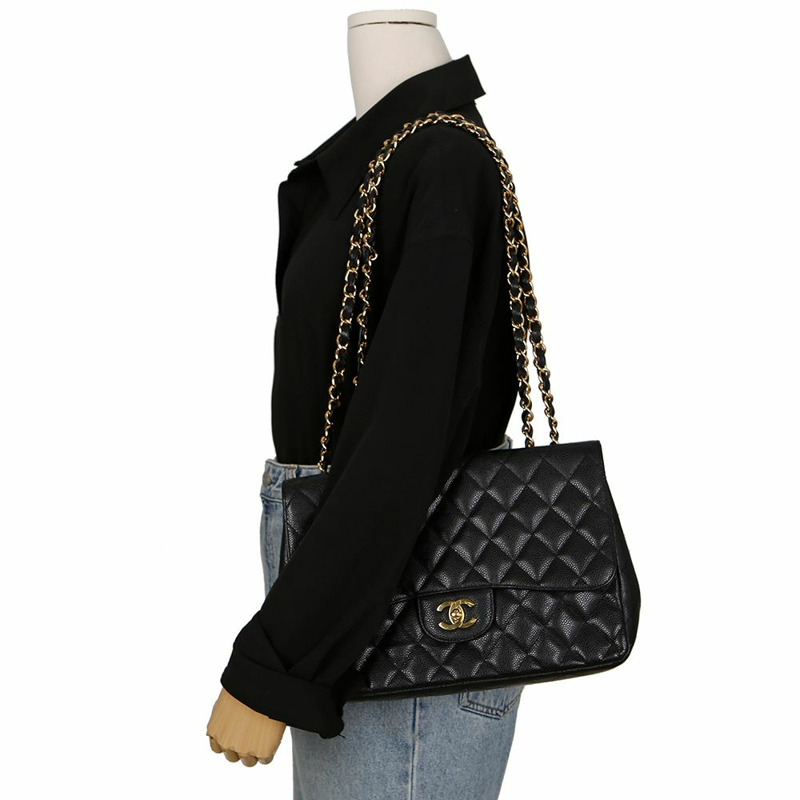 CHANEL A58600 經典大翻蓋肩斜背包-10