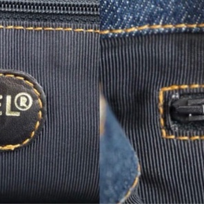 「JL精品代購」98新 Chanel 香奈兒玳瑁丹寧牛仔的托特包-10