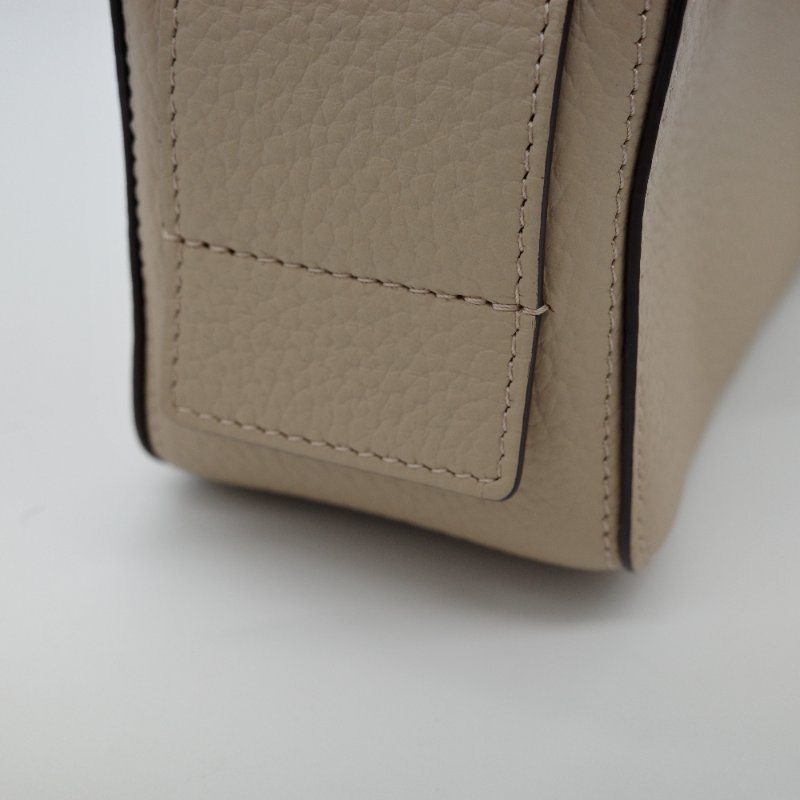 Delvaux 德爾沃 Cool Box Nano 米色 質感小牛皮 手提兩用包 肩背包 手提包-13