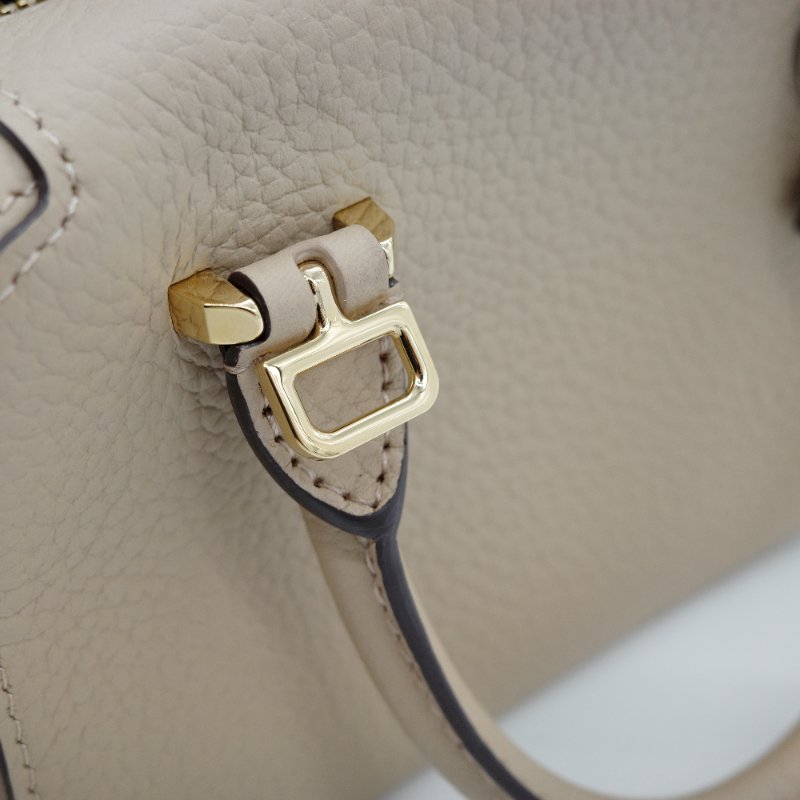 Delvaux 德爾沃 Cool Box Nano 米色 質感小牛皮 手提兩用包 肩背包 手提包-16