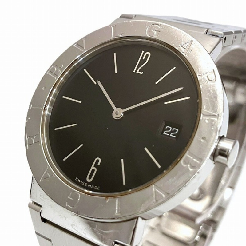 寶格麗 BB33SSD 男士石英腕錶-3