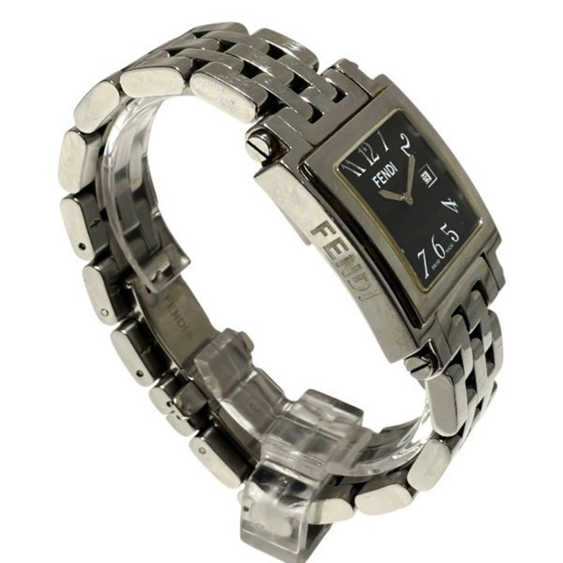Fendi 6000G 男士石英腕錶，黑色錶盤-2