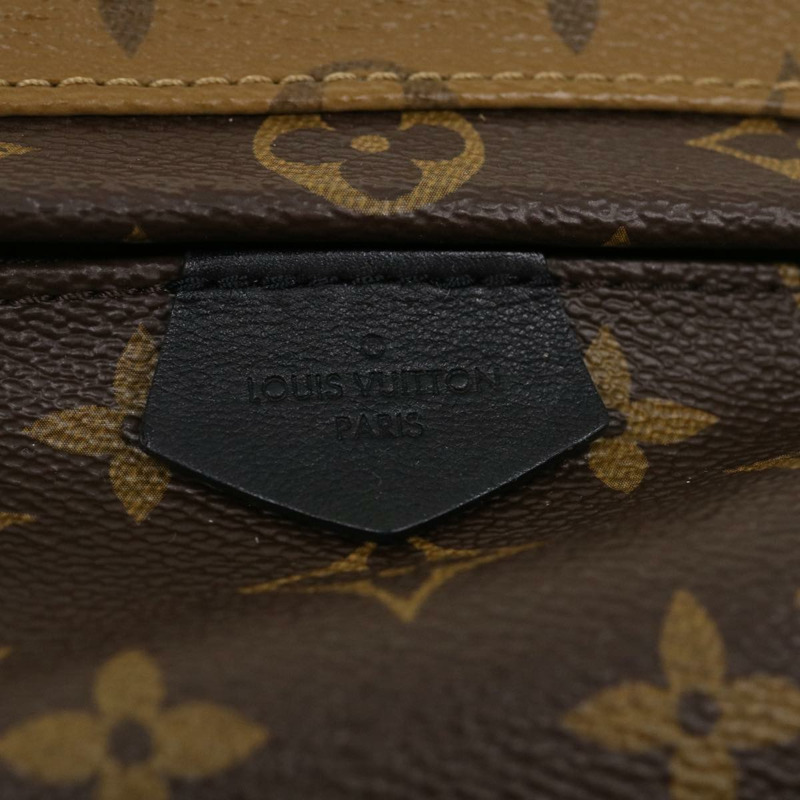 【日本直送】路易威登 Monogram Reverse Palm Springs 迷你雙肩包 M42411 LV Auth 29556SM-16