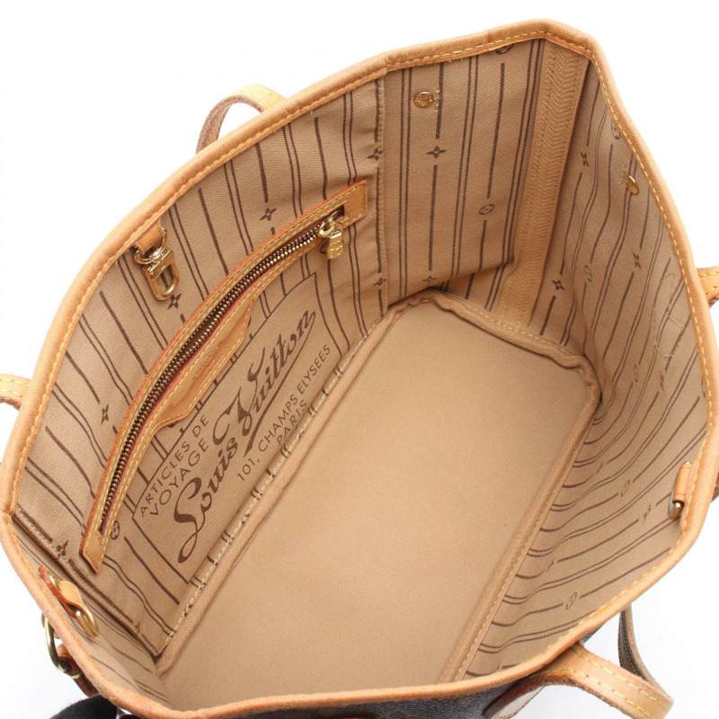 路易威登 Neverfull PM 單肩手提包 M40155 Monogram 帆布 棕色 二手-2