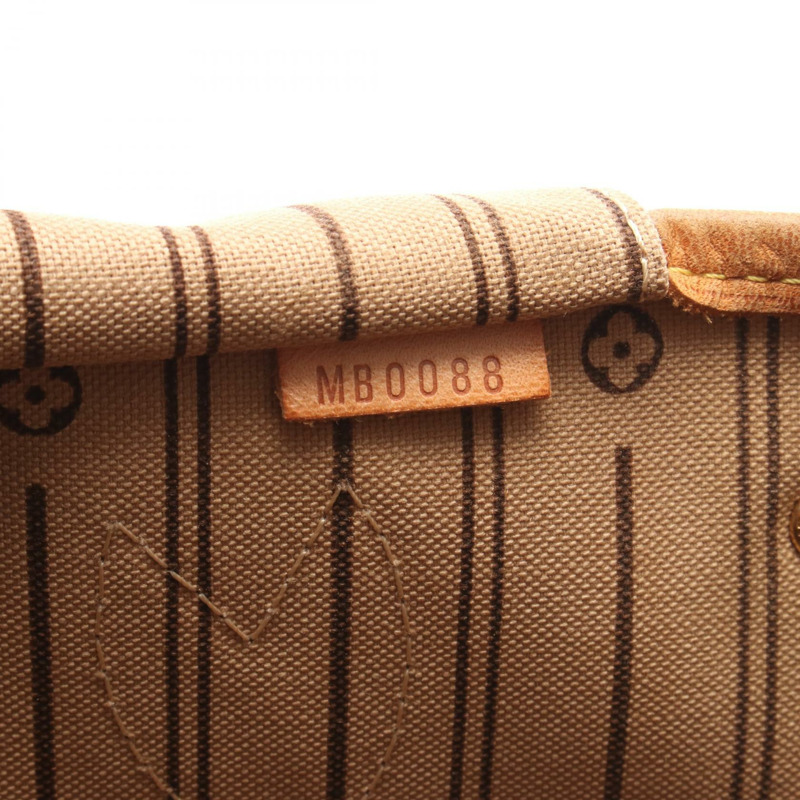 路易威登 Neverfull PM 單肩手提包 M40155 Monogram 帆布 棕色 二手-4