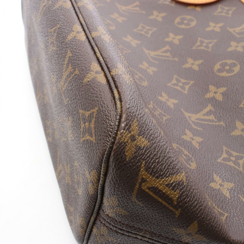 路易威登 Neverfull PM 單肩手提包 M40155 Monogram 帆布 棕色 二手-8