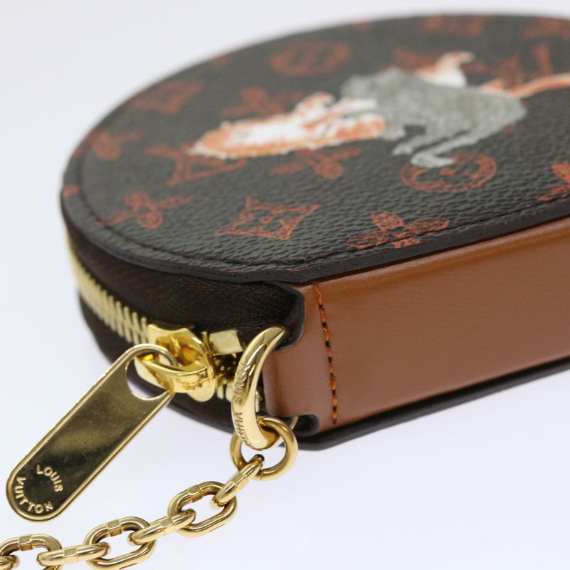 【日本直送】路易威登 Catgram Chain Micro Powat Chapeau 零錢包 M63886 LV Auth 47211SM-14