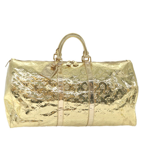 路易威登 Monogram Miroir Keepall 55 波士頓包 金 LV 正品 57842SM
