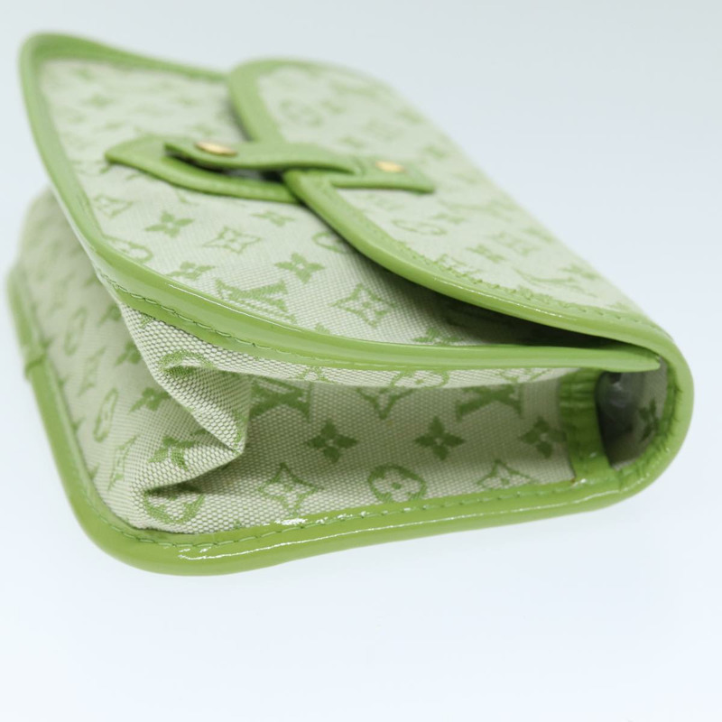 【日本直送】路易威登 Monogram Mini Trousse Marie Kate 手拿包 綠色 M92935 正品 73086SAV-2