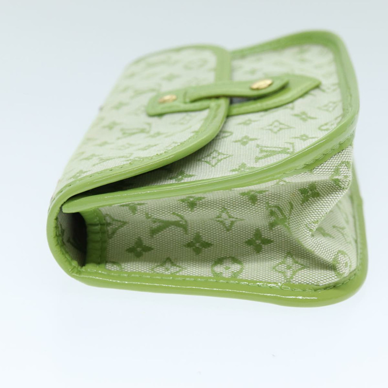 【日本直送】路易威登 Monogram Mini Trousse Marie Kate 手拿包 綠色 M92935 正品 73086SAV-3
