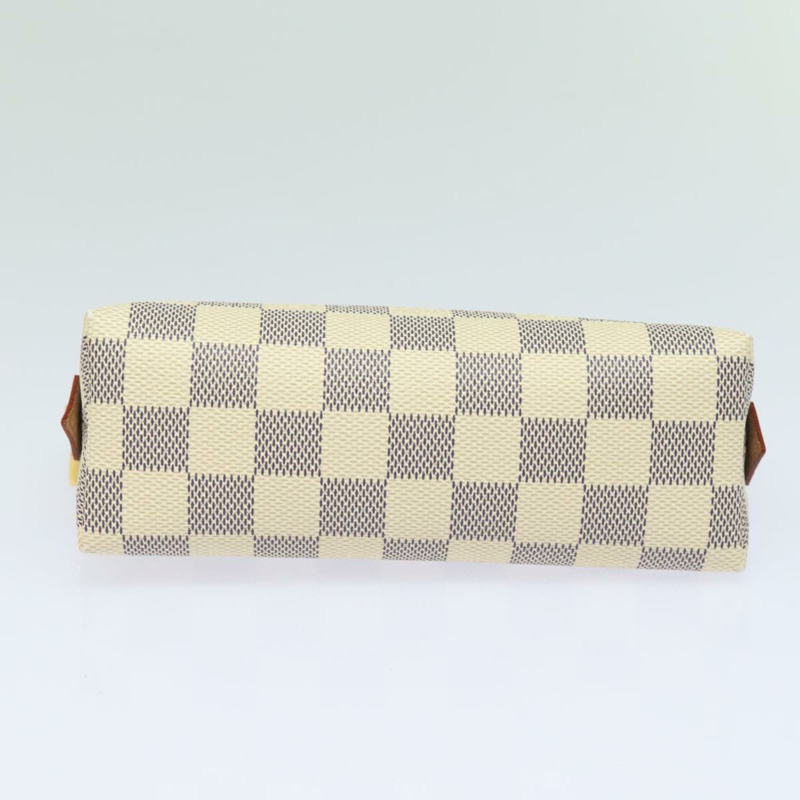 【日本直送】路易威登 Damier Azur Pochette 化妝包 PM N60024 LV Auth 77924AM-5