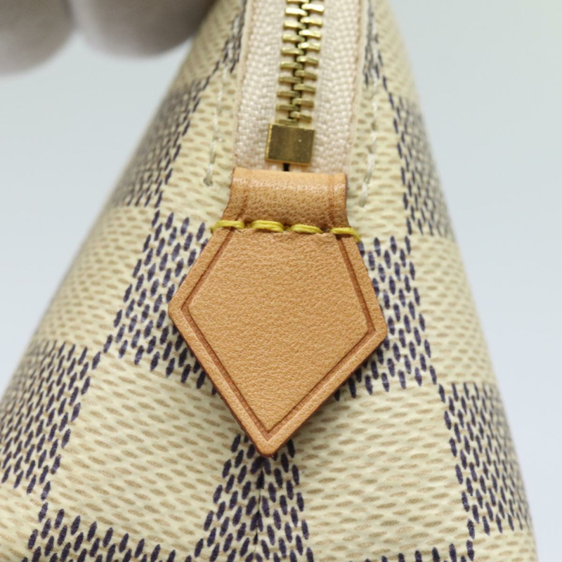 【日本直送】路易威登 Damier Azur Pochette 化妝包 PM N60024 LV Auth 77924AM-7