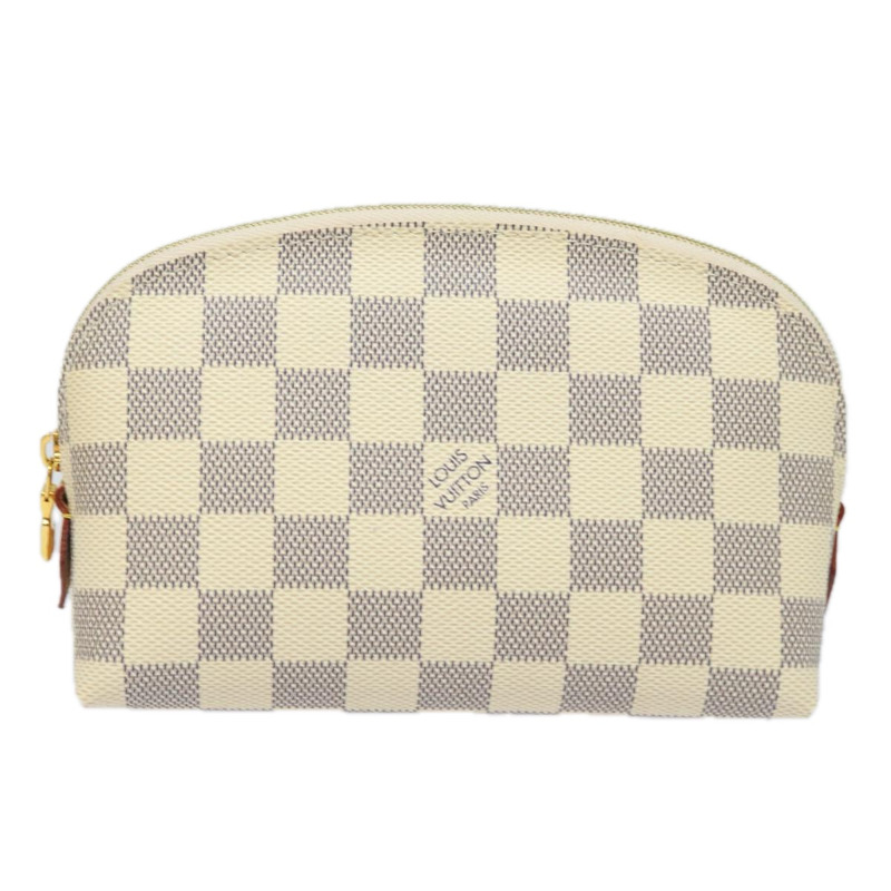 【日本直送】路易威登 Damier Azur Pochette 化妝包 PM N60024 LV Auth 77924AM-12
