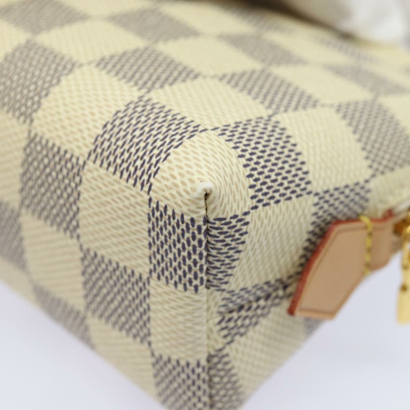 【日本直送】路易威登 Damier Azur Pochette 化妝包 PM N60024 LV Auth 77924AM-15