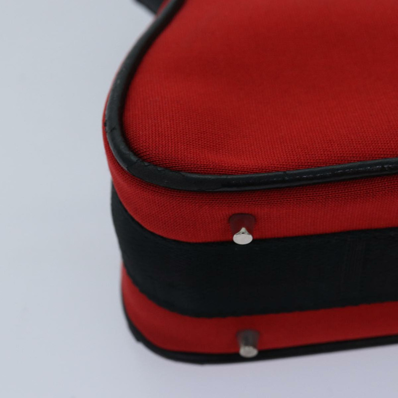 【日本直送】Christian Dior 緞面紅黑配色肩背包，正品編號 87654AV-16