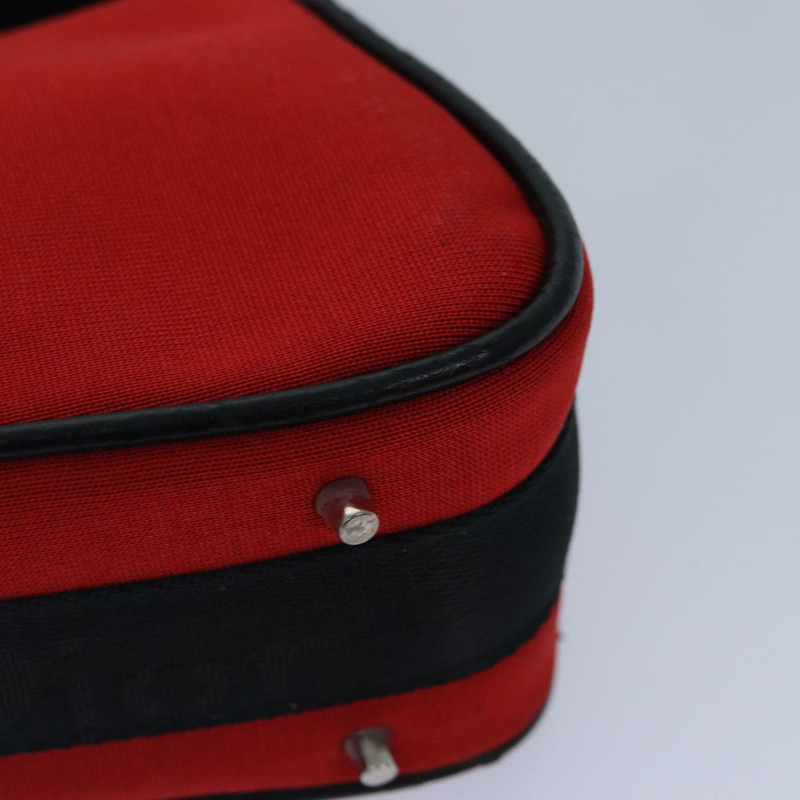 【日本直送】Christian Dior 緞面紅黑配色肩背包，正品編號 87654AV-17