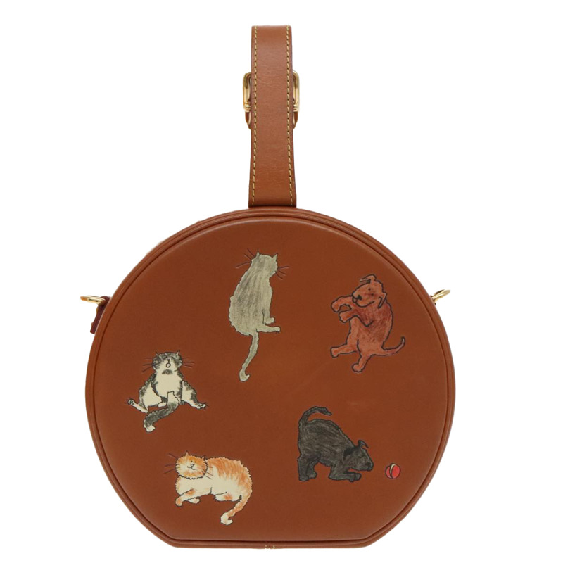 【日本直送】路易威登 Catgram Petite Boite Chapeau 棕色單肩背包 M52972 正品 98529SM-1