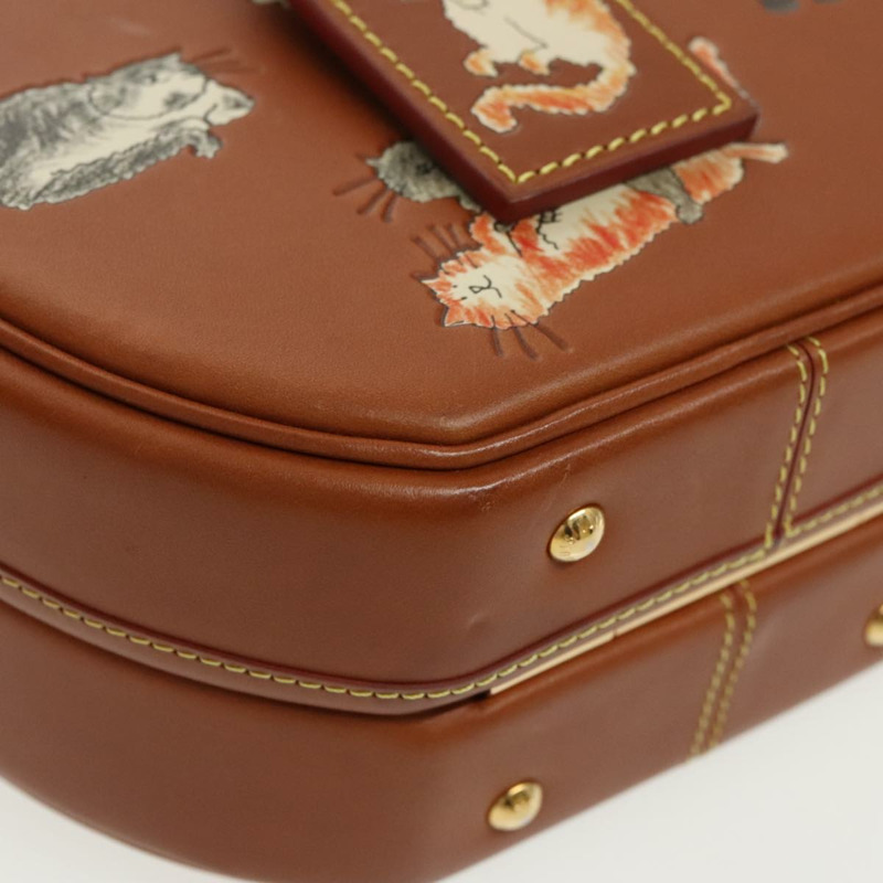 【日本直送】路易威登 Catgram Petite Boite Chapeau 棕色單肩背包 M52972 正品 98529SM-14