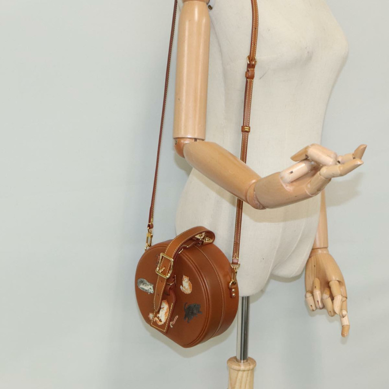 【日本直送】路易威登 Catgram Petite Boite Chapeau 棕色單肩背包 M52972 正品 98529SM-35