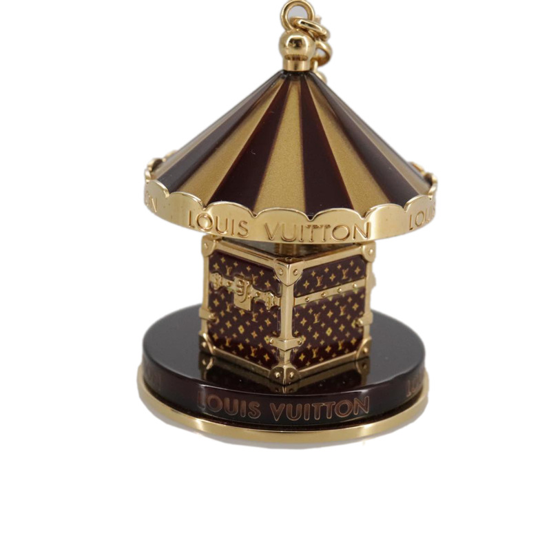 【日本直送】路易威登 (LOUIS VUITTON) 珠寶卡羅素手袋吊飾，金色，編號 M66782，LV 正品，編號 97979SAM-1