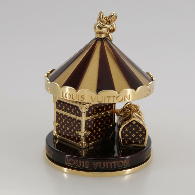 【日本直送】路易威登 (LOUIS VUITTON) 珠寶卡羅素手袋吊飾，金色，編號 M66782，LV 正品，編號 97979SAM-2