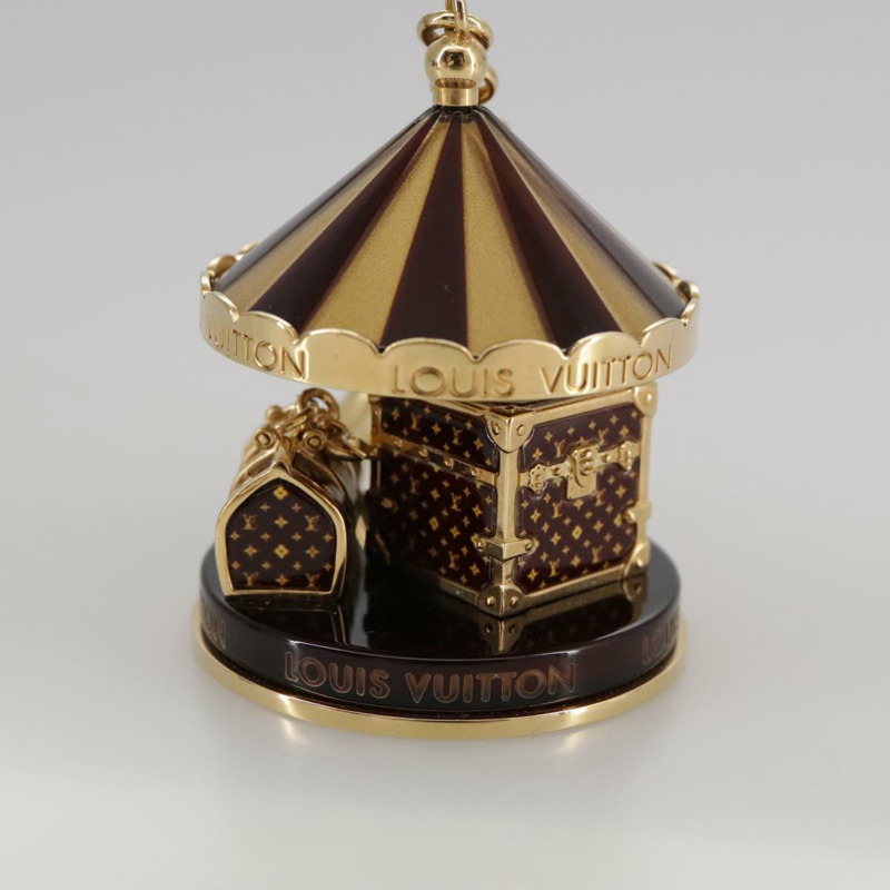 【日本直送】路易威登 (LOUIS VUITTON) 珠寶卡羅素手袋吊飾，金色，編號 M66782，LV 正品，編號 97979SAM-3