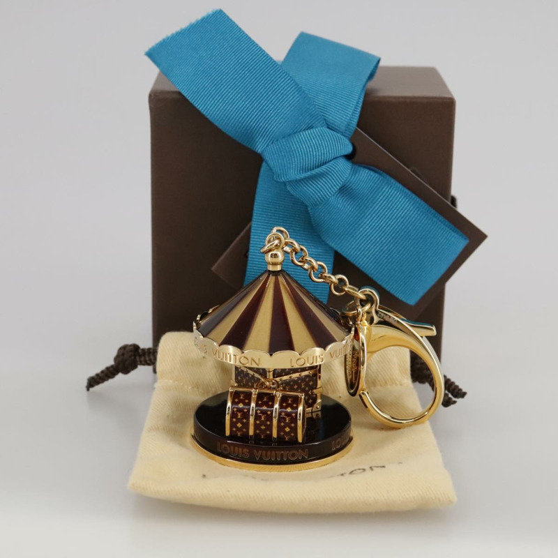 【日本直送】路易威登 (LOUIS VUITTON) 珠寶卡羅素手袋吊飾，金色，編號 M66782，LV 正品，編號 97979SAM-11