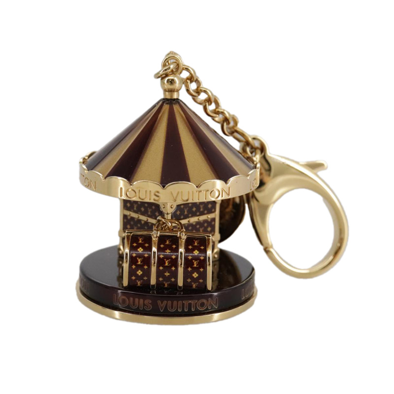 【日本直送】路易威登 (LOUIS VUITTON) 珠寶卡羅素手袋吊飾，金色，編號 M66782，LV 正品，編號 97979SAM-12