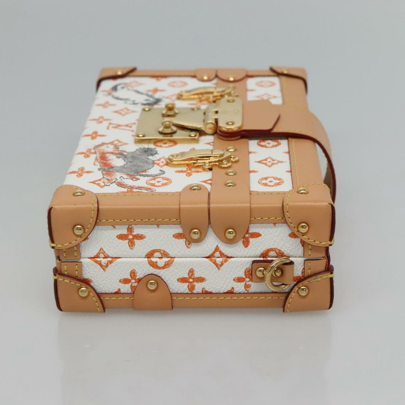 【日本直送】路易威登 Catgram Petit Maru NM 白色肩背包 LV 正品 110163SM-3