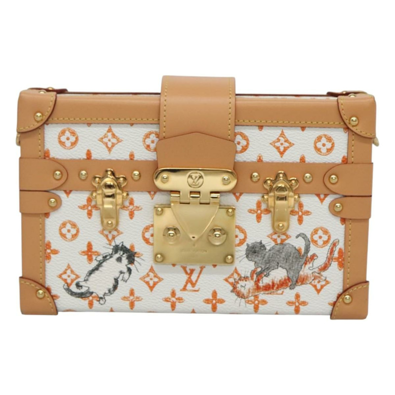 【日本直送】路易威登 Catgram Petit Maru NM 白色肩背包 LV 正品 110163SM-12