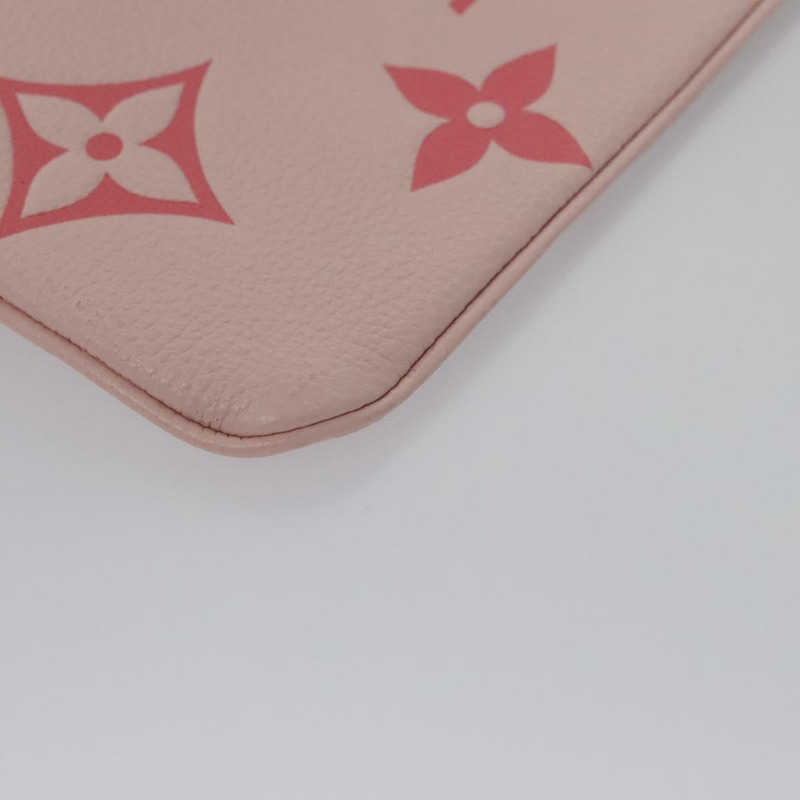 【日本直送】路易威登 Monogram Empreinte Pochette Trio 手袋粉紅 M80407 LV 正品 107585SM-11