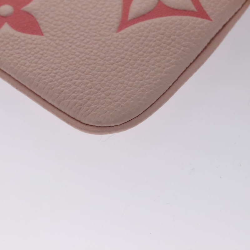 【日本直送】路易威登 Monogram Empreinte Pochette Trio 手袋粉紅 M80407 LV 正品 107585SM-12