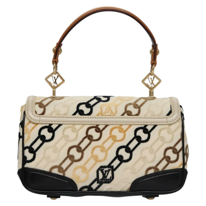 【日本直送】路易威登 Monogram Charm Pochette Lover 手袋 象牙色 M95194 LV Auth BA333SAV-1