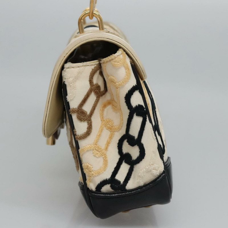 【日本直送】路易威登 Monogram Charm Pochette Lover 手袋 象牙色 M95194 LV Auth BA333SAV-2