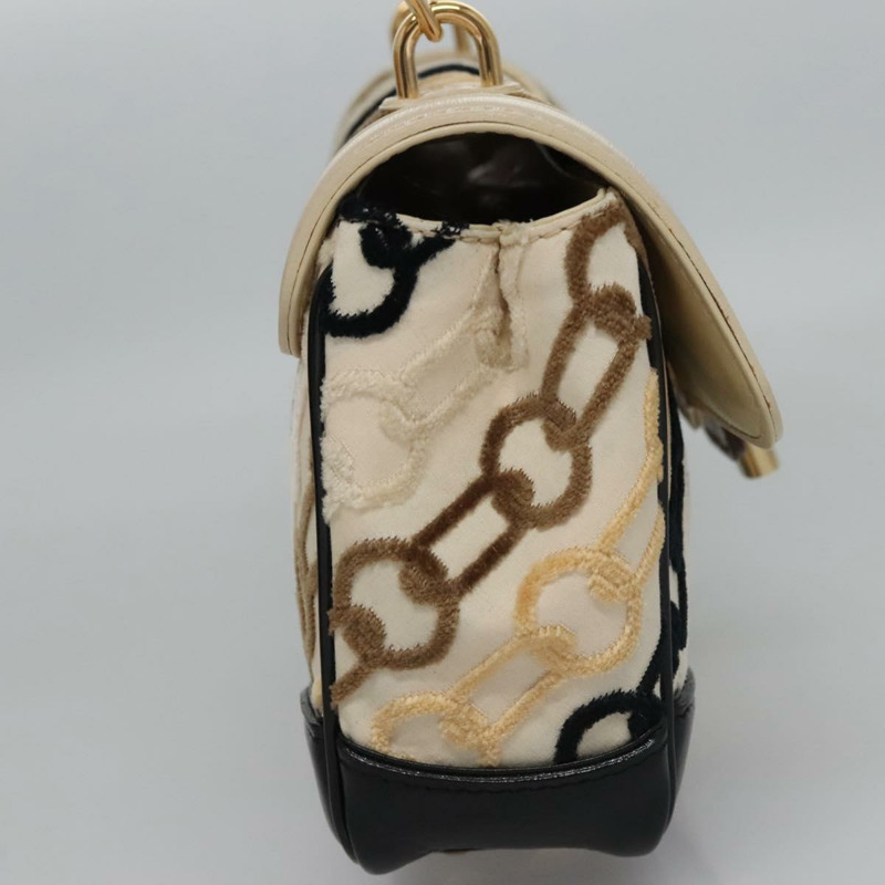 【日本直送】路易威登 Monogram Charm Pochette Lover 手袋 象牙色 M95194 LV Auth BA333SAV-3