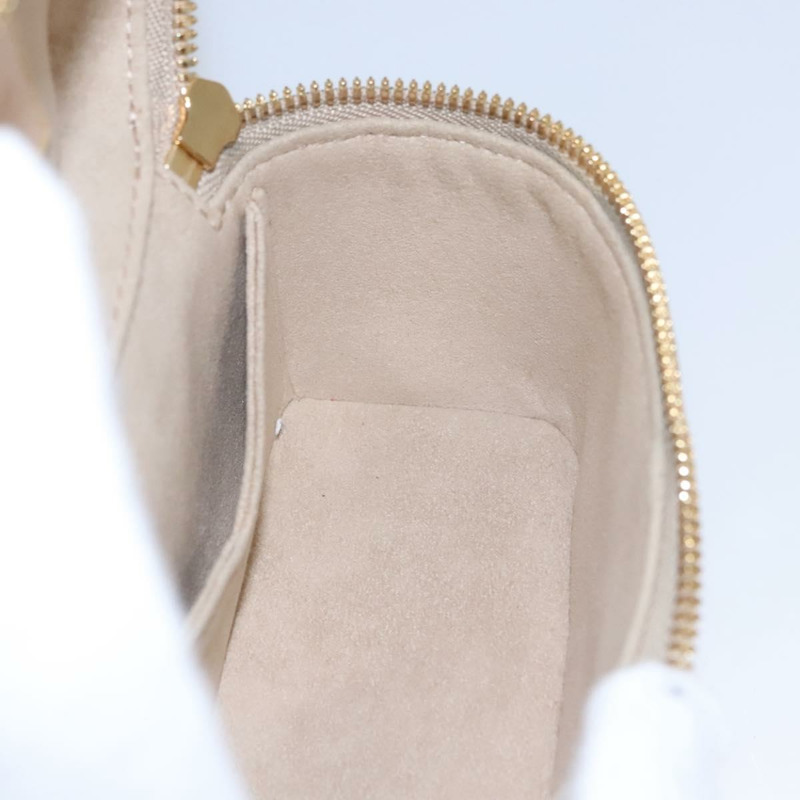 【日本直送】路易威登 Monogram Laminated Jacquard Microvanity 金色 M22920 LV Auth EC760SM-23