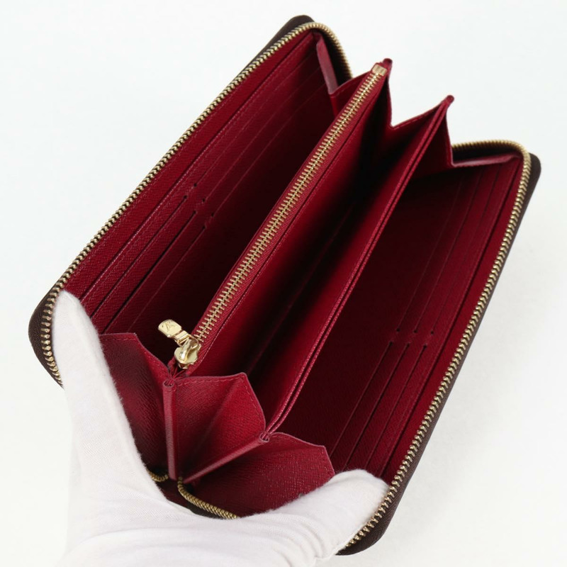 【日本直送】路易威登 Monogram Zippy 長錢包，玫紅色，M41895，LV 正品，編號 122092AM-7