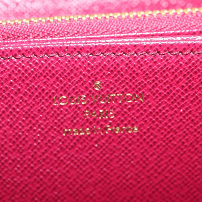 【日本直送】路易威登 Monogram Zippy 長錢包，玫紅色，M41895，LV 正品，編號 122092AM-10